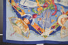 Authentic HERMES Carre 90 Scarf "Mon Ami Pierrot" Silk Blue 7389I