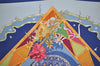 Authentic HERMES Carre 90 Scarf "Mon Ami Pierrot" Silk Blue 7389I