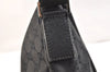 Authentic GUCCI Shoulder Cross Body Bag GG Canvas Leather 114273 Black 7389K