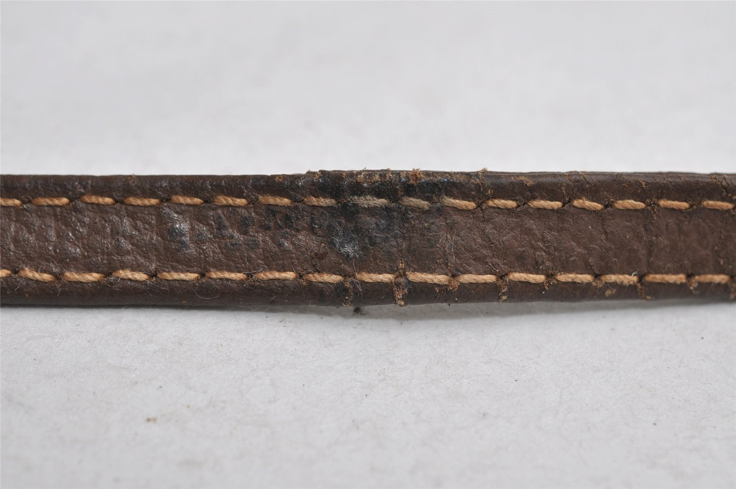 Authentic GUCCI Shoulder Cross Body Bag Purse GG PVC Leather Brown Junk 7390I