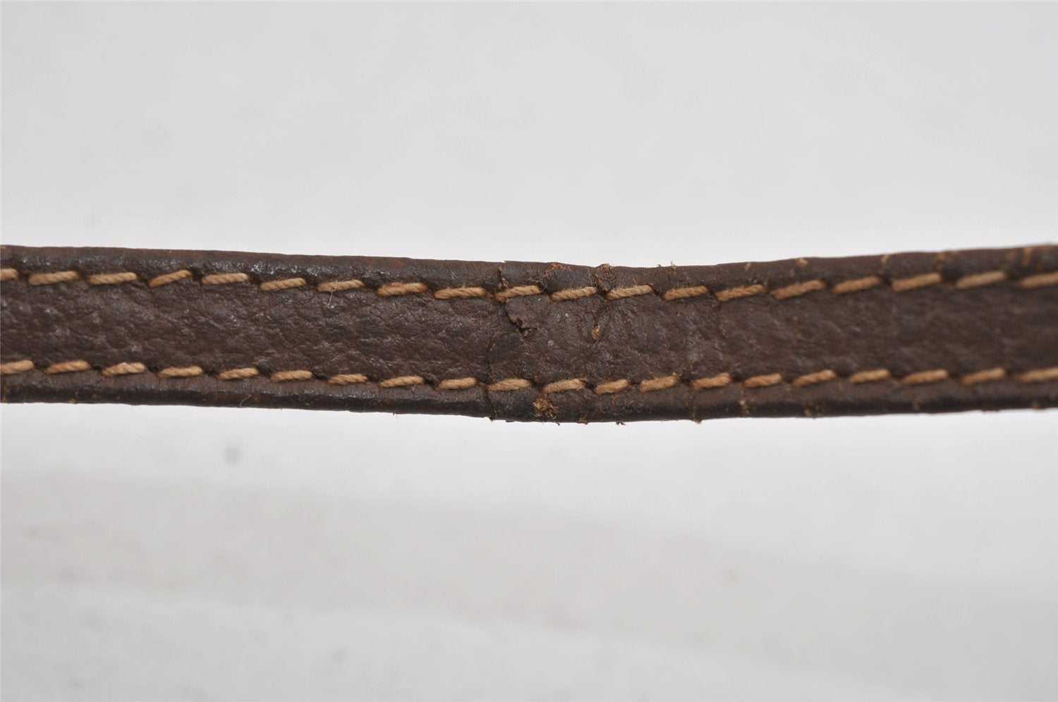 Authentic GUCCI Shoulder Cross Body Bag Purse GG PVC Leather Brown Junk 7390I