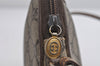 Authentic GUCCI Shoulder Cross Body Bag Purse GG PVC Leather Brown Junk 7390I