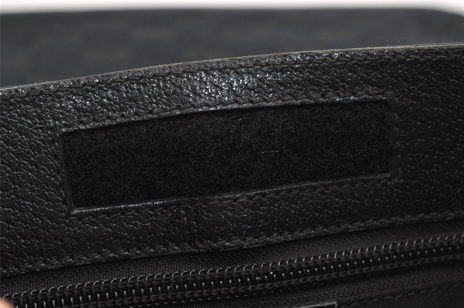 Authentic GUCCI Shoulder Cross Body Bag GG Canvas Leather 27639 Black 7392I