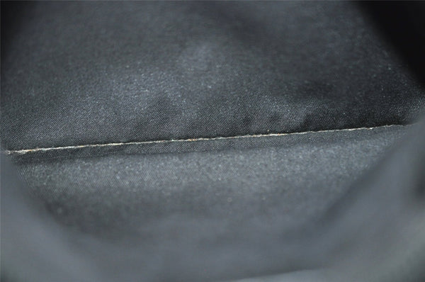 Authentic GUCCI Shoulder Cross Body Bag GG Canvas Leather 27639 Black 7392I