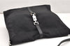 Authentic GUCCI Jackie Shoulder Hand Bag Purse Nylon Leather 0013355 Black 7392K