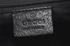 Authentic GUCCI Jackie Shoulder Hand Bag Purse Nylon Leather 0013355 Black 7392K