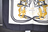 Authentic HERMES Carre 90 Scarf "BRIDES de GALA par" Silk Black 7393I