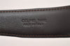 Authentic CELINE Vintage Belt Leather Size 86-96cm 33.9-37.8" Black 7394I