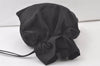 Authentic GUCCI Drawstring Hand Bag Purse Nylon Leather 0141135 Black 7395K