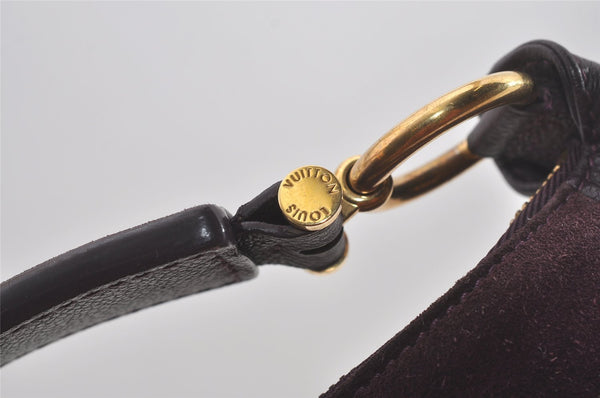 Auth Louis Vuitton Monogram Empreinte Audacieuse MM Shoulder Bag Purple LV 7396I