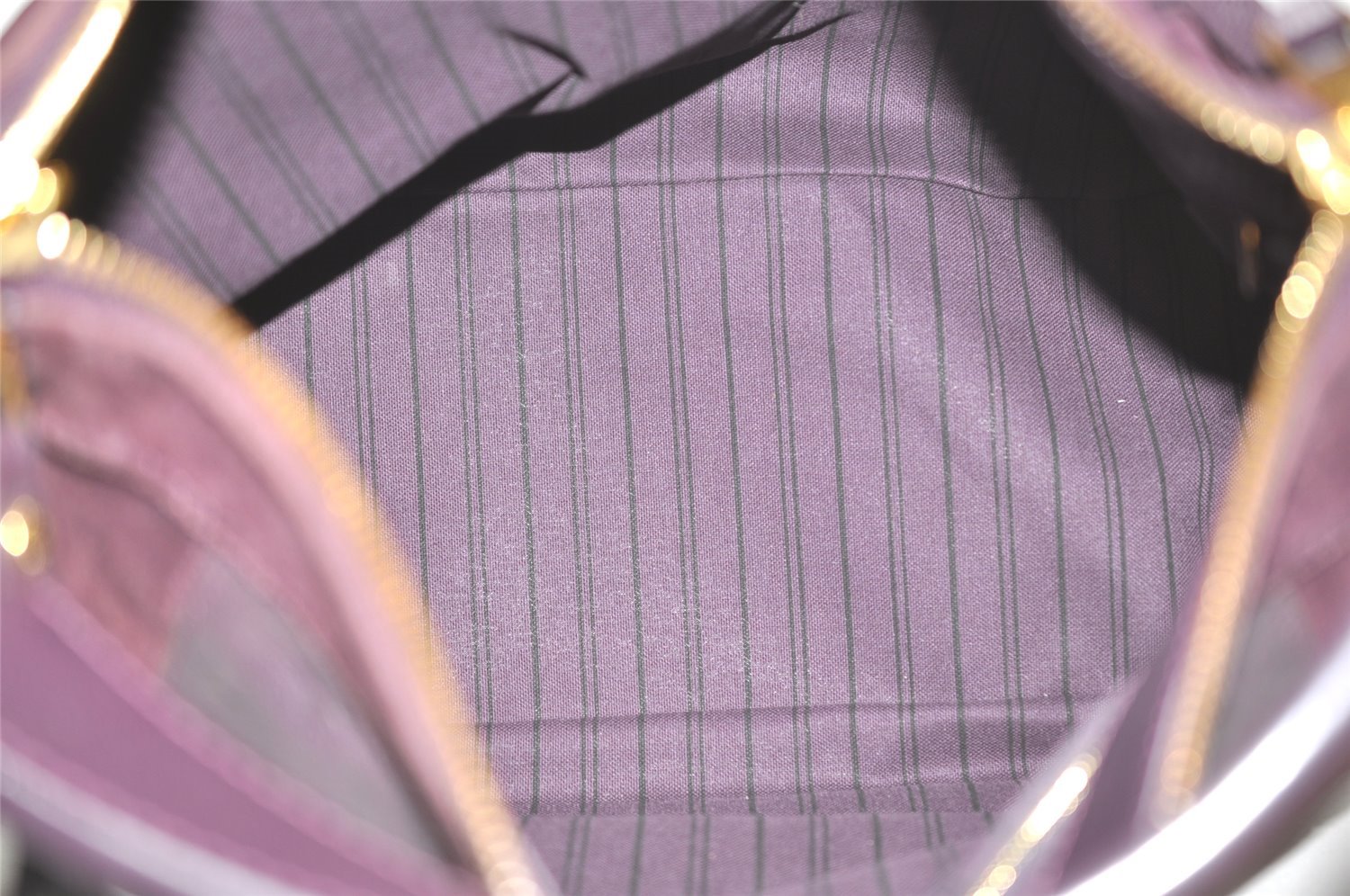 Auth Louis Vuitton Monogram Empreinte Audacieuse MM Shoulder Bag Purple LV 7396I