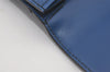 Authentic Louis Vuitton Epi Pochette Enveloppe Document Case M52585 Blue 7398I