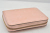 Authentic Louis Vuitton Vernis Zippy Coin Purse Wallet M90078 Pink Beige 7398K