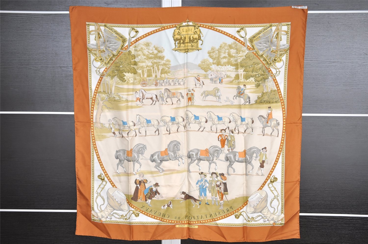 Authentic HERMES Carre 90 Scarf 