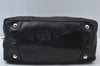 Authentic PRADA Vintage Leather 2Way Chain Shoulder Hand Bag Black 7402I