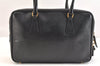 Authentic PRADA Vintage Saffiano Leather Shoulder Hand Bag Black 7403K