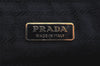 Authentic PRADA Vintage Saffiano Leather Shoulder Hand Bag Black 7403K