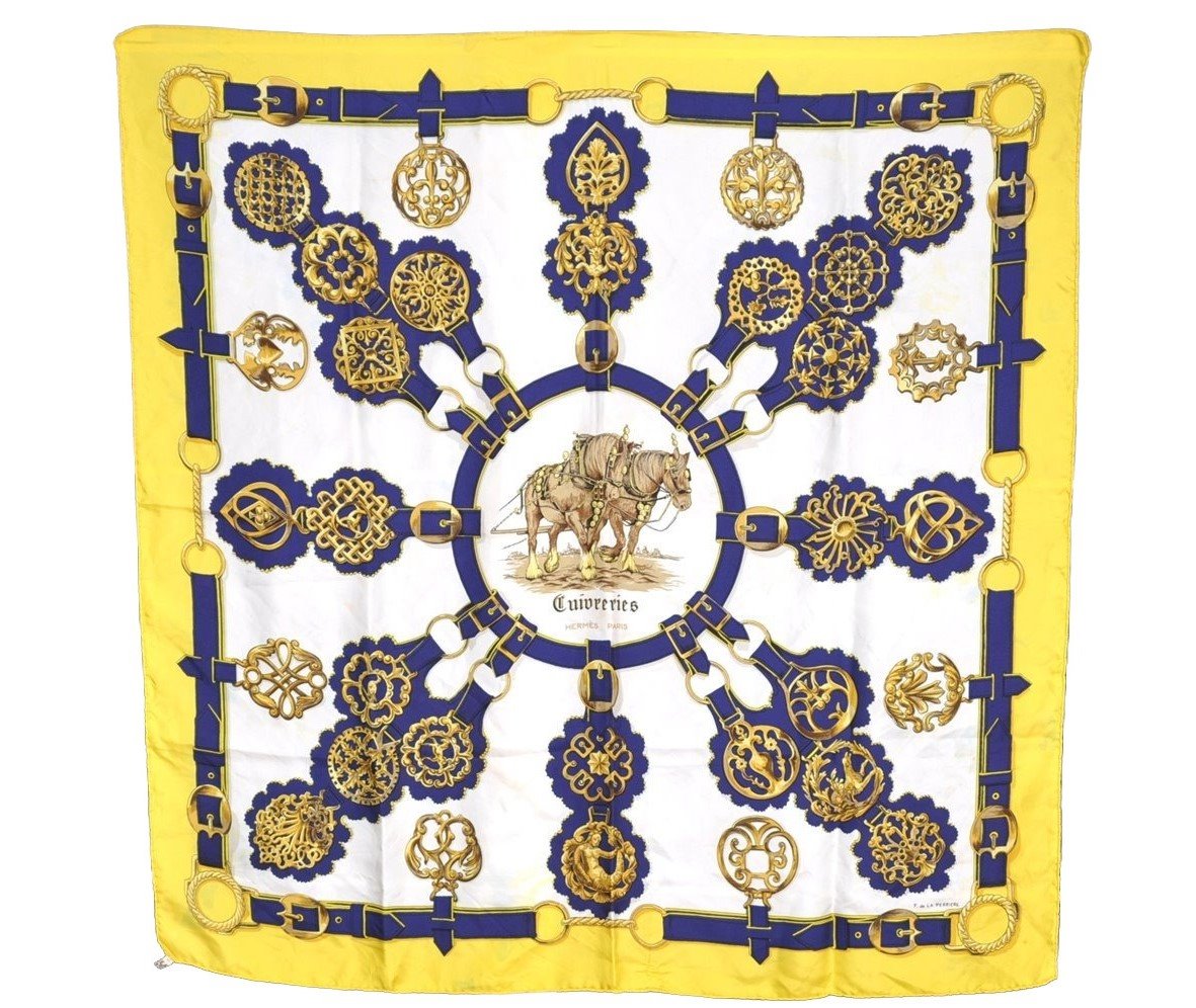 Authentic HERMES Carre 90 Scarf 