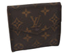 Authentic Louis Vuitton Monogram Porte Monnaie Billets Wallet M61660 LV 7405I