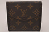 Authentic Louis Vuitton Monogram Porte Monnaie Billets Wallet M61660 LV 7405I