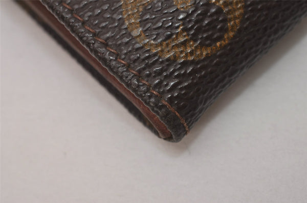 Authentic Louis Vuitton Monogram Porte Monnaie Billets Wallet M61660 LV 7405I