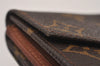 Authentic Louis Vuitton Monogram Porte Monnaie Billets Wallet M61660 LV 7405I