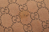 Authentic GUCCI Shoulder Hand Bag GG Canvas Leather 101333 Brown 7406I