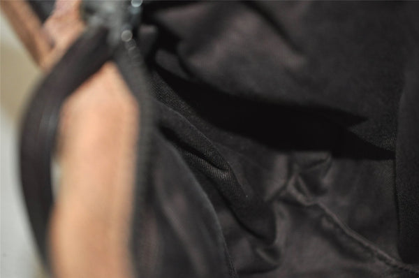 Authentic GUCCI Shoulder Hand Bag GG Canvas Leather 101333 Brown 7406I