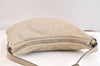 Authentic GUCCI Princy Guccissima GG Leather Shoulder Bag 162882 White 7406K