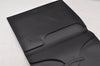 Authentic GUCCI Vintage Clutch Hand Bag Documents Case Leather Black 7408J