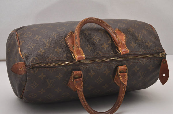 Authentic Louis Vuitton Monogram Speedy 35 Hand Boston Bag Old Model LV 7409I