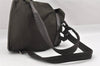 Authentic PRADA VELA Nylon Tessuto Leather Drawstring Backpack B4650 Khaki 7410I