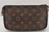 Authentic Louis Vuitton Monogram Pochette Accessoires Pouch M51980 LV 7410K