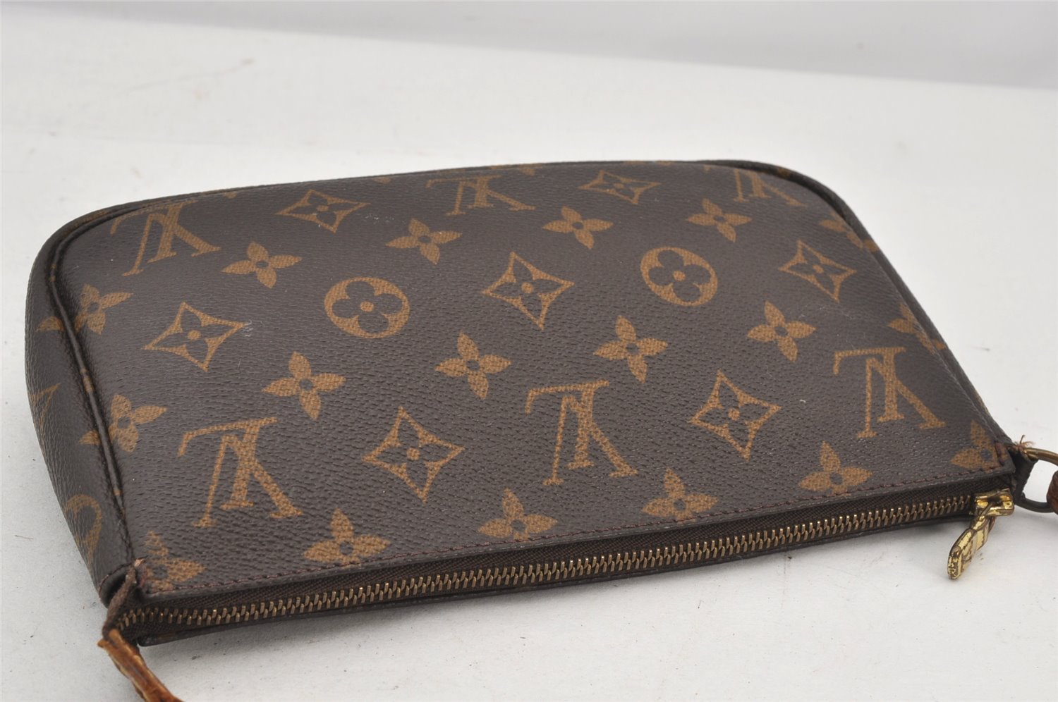 Authentic Louis Vuitton Monogram Pochette Accessoires Pouch M51980 LV 7410K