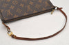 Authentic Louis Vuitton Monogram Pochette Accessoires Pouch M51980 LV 7410K