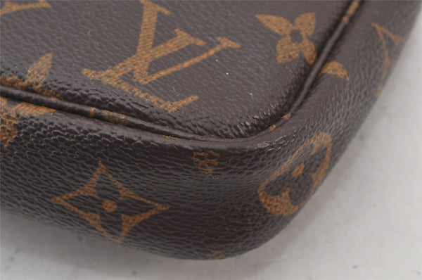 Authentic Louis Vuitton Monogram Pochette Accessoires Pouch M51980 LV 7410K