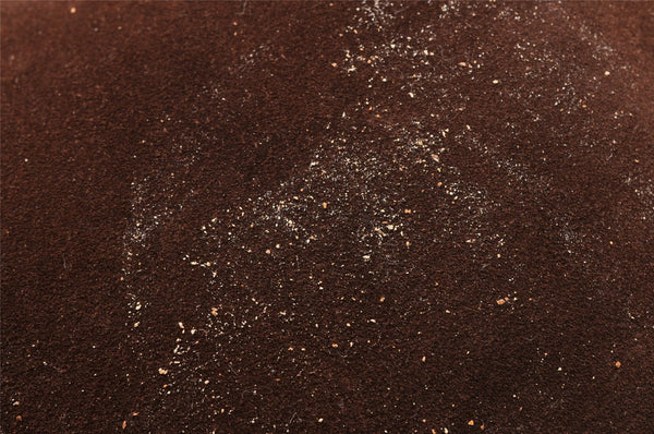 Authentic GUCCI Bamboo 2way Hand Shoulder Bag Suede Leather Brown Junk 7412I