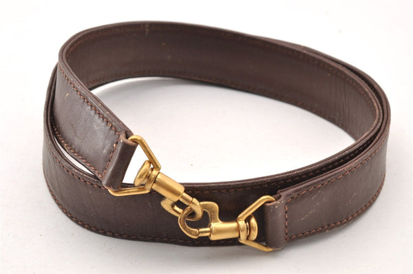 Authentic GUCCI Bamboo 2way Hand Shoulder Bag Suede Leather Brown Junk 7412I