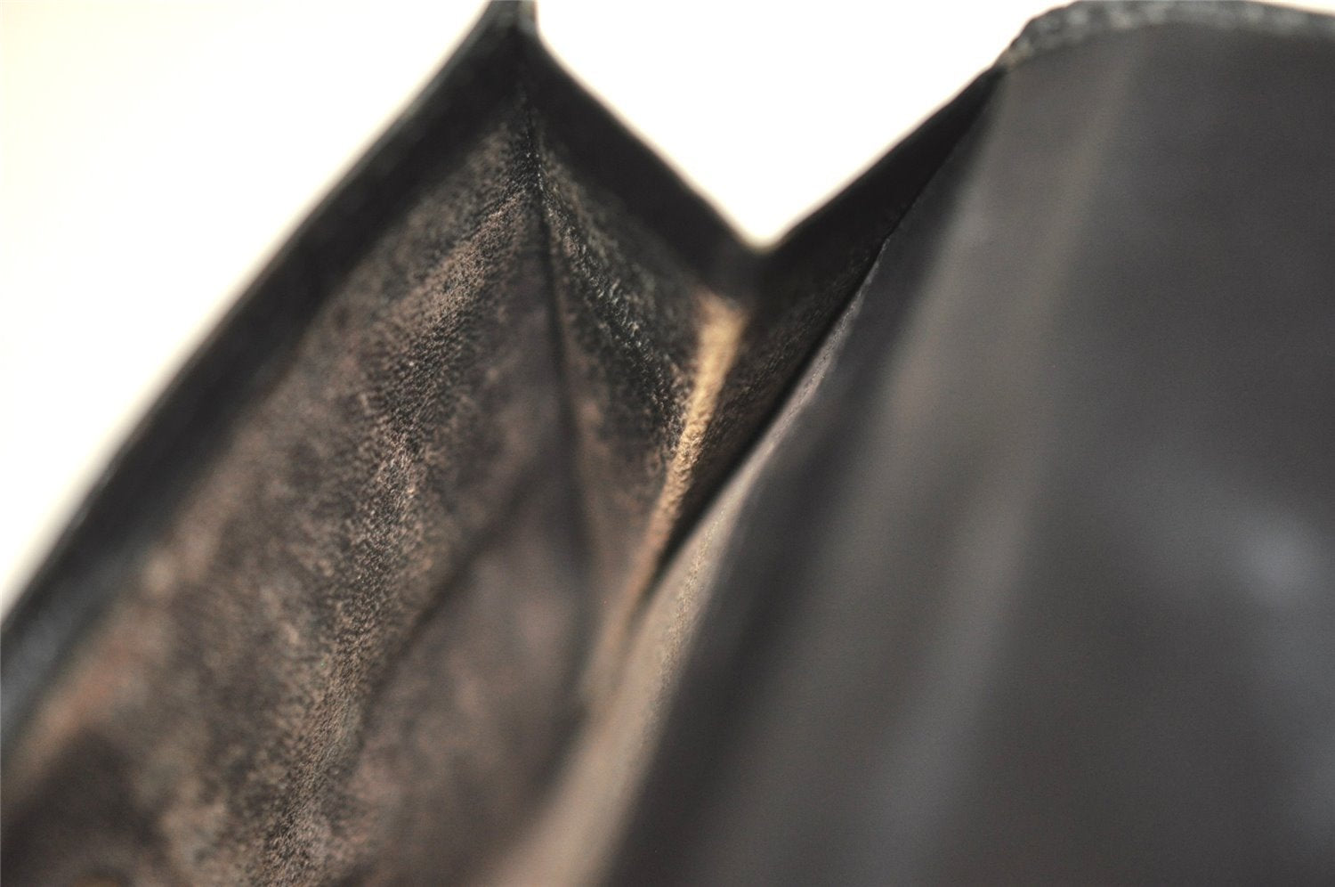 Authentic GUCCI Web Sherry Line Bifold Wallet Purse Leather Black 2Set 7413I