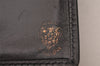 Authentic GUCCI Web Sherry Line Bifold Wallet Purse Leather Black 2Set 7413I