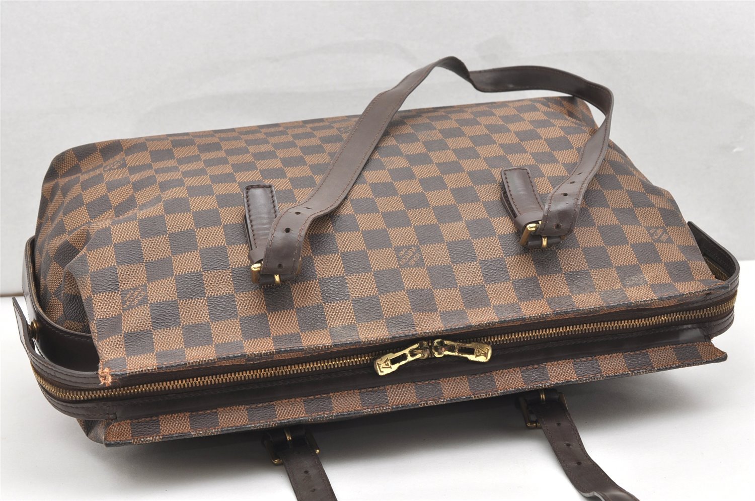 Authentic Louis Vuitton Damier Chelsea Shoulder Tote Bag N51119 LV 7413K