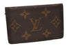 Authentic Louis Vuitton Monogram Pochette Cartes Visite M56362 Card Case 7414I