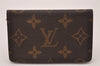 Authentic Louis Vuitton Monogram Pochette Cartes Visite M56362 Card Case 7414I
