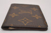 Authentic Louis Vuitton Monogram Pochette Cartes Visite M56362 Card Case 7414I