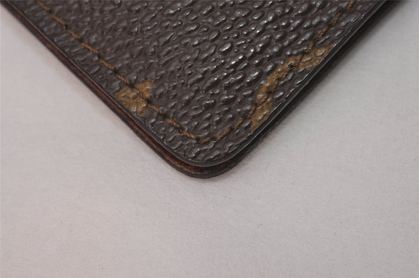 Authentic Louis Vuitton Monogram Pochette Cartes Visite M56362 Card Case 7414I