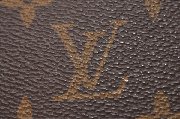 Authentic Louis Vuitton Monogram Pochette Cartes Visite M56362 Card Case 7414I