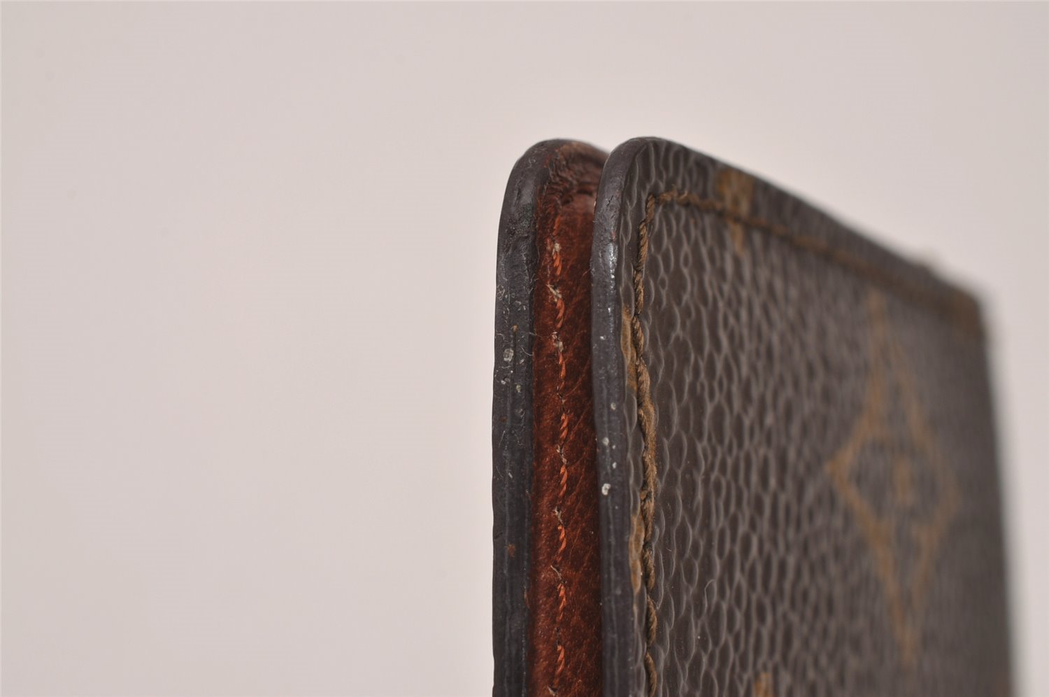 Authentic Louis Vuitton Monogram Pochette Cartes Visite M56362 Card Case 7414I