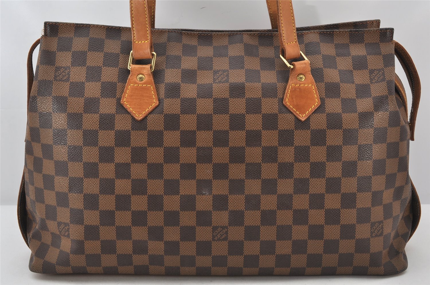 Authentic Louis Vuitton Damier Columbine 100 ANS Shoulder Bag N99037 LV 7414K