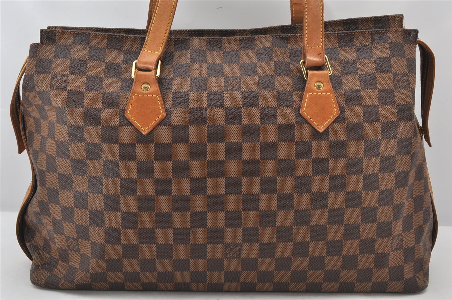 Authentic Louis Vuitton Damier Columbine 100 ANS Shoulder Bag N99037 LV 7414K