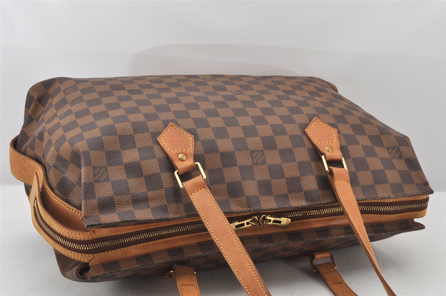 Authentic Louis Vuitton Damier Columbine 100 ANS Shoulder Bag N99037 LV 7414K